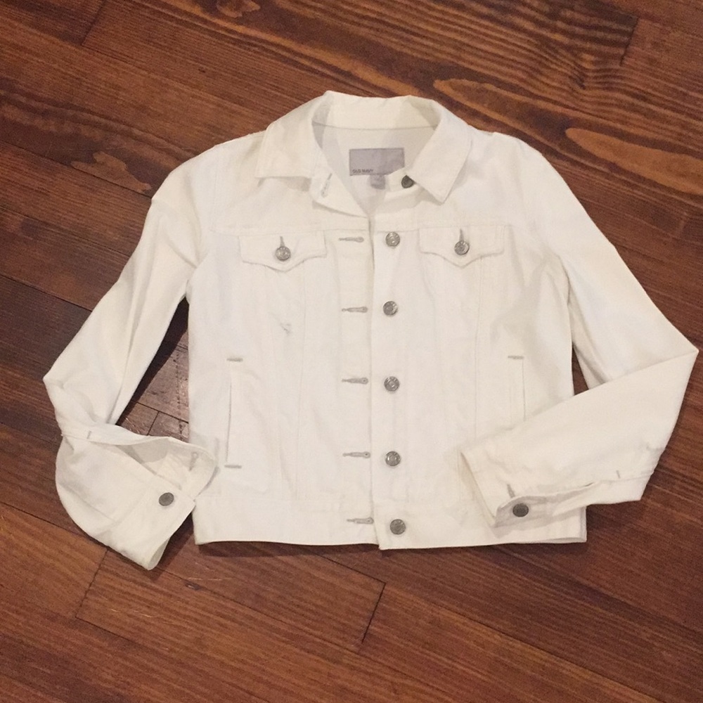 White Jean jacket